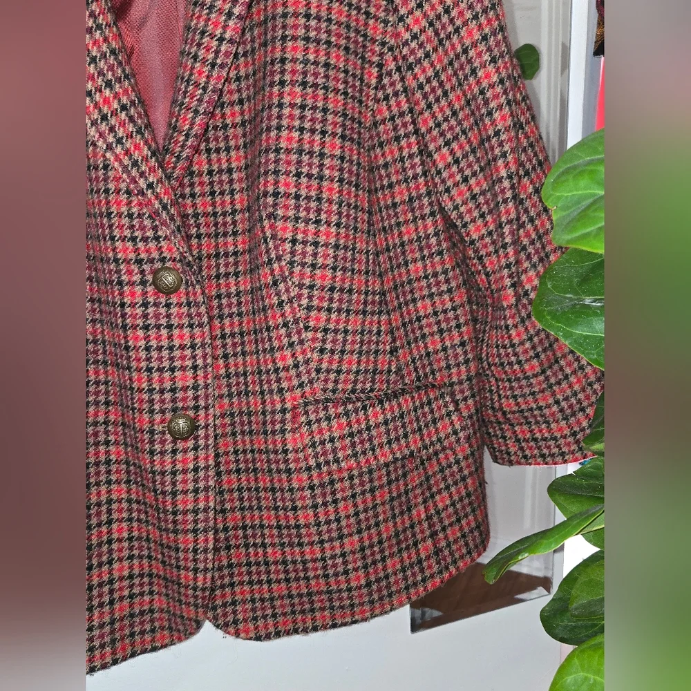 Talbots - Plaid Blazer - Picture 6 of 16